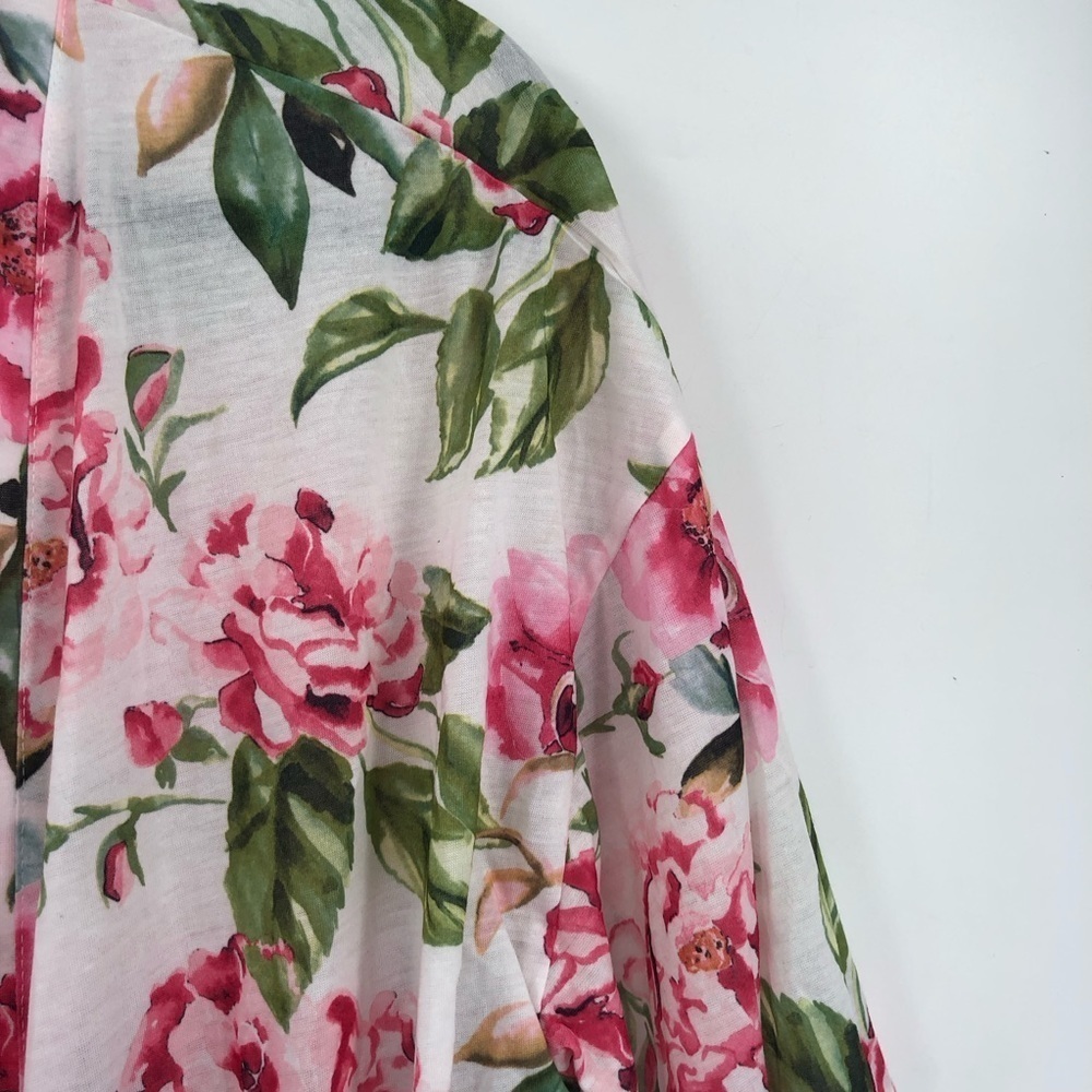 SHOW ME YOUR MUMU Robe Lounge Sleepwear O/S No Belt Floral Flowers Women SMYM - Picture 4 of 6